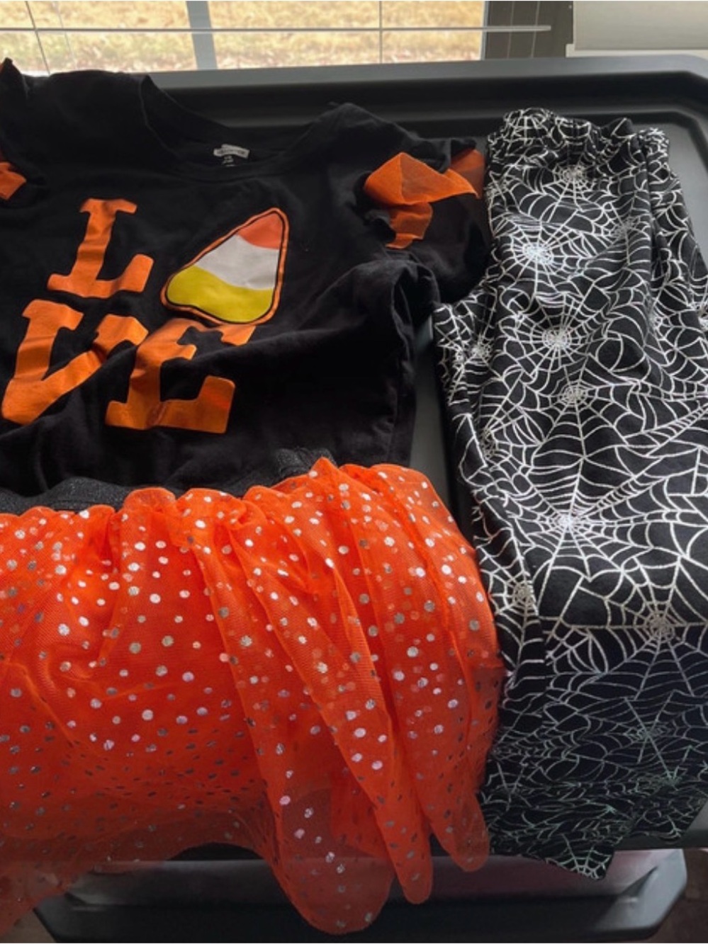 Girls Halloween outfit.
